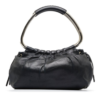PRADA Leather Ring Handbag