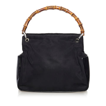 Gucci Bamboo Nylon Handbag