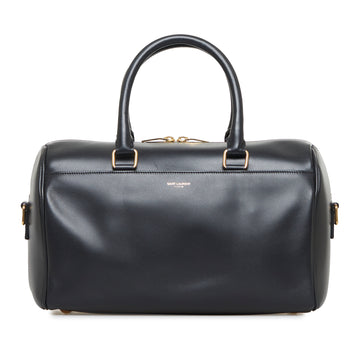 SAINT LAURENT Classic Baby Duffle Leather Satchel