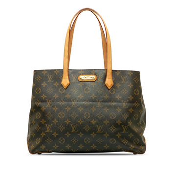 LOUIS VUITTON Monogram Wilshire MM Tote Bag