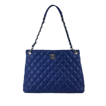 CHANEL Easy Caviar Leather Tote Bag