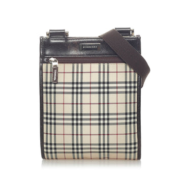 Burberry House Check Canvas Crossbody Bag