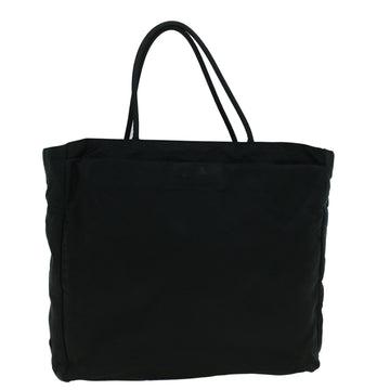 PRADA Tote Bag Nylon Black Auth 60403