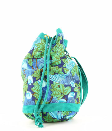 Hermes parrots Beach bag