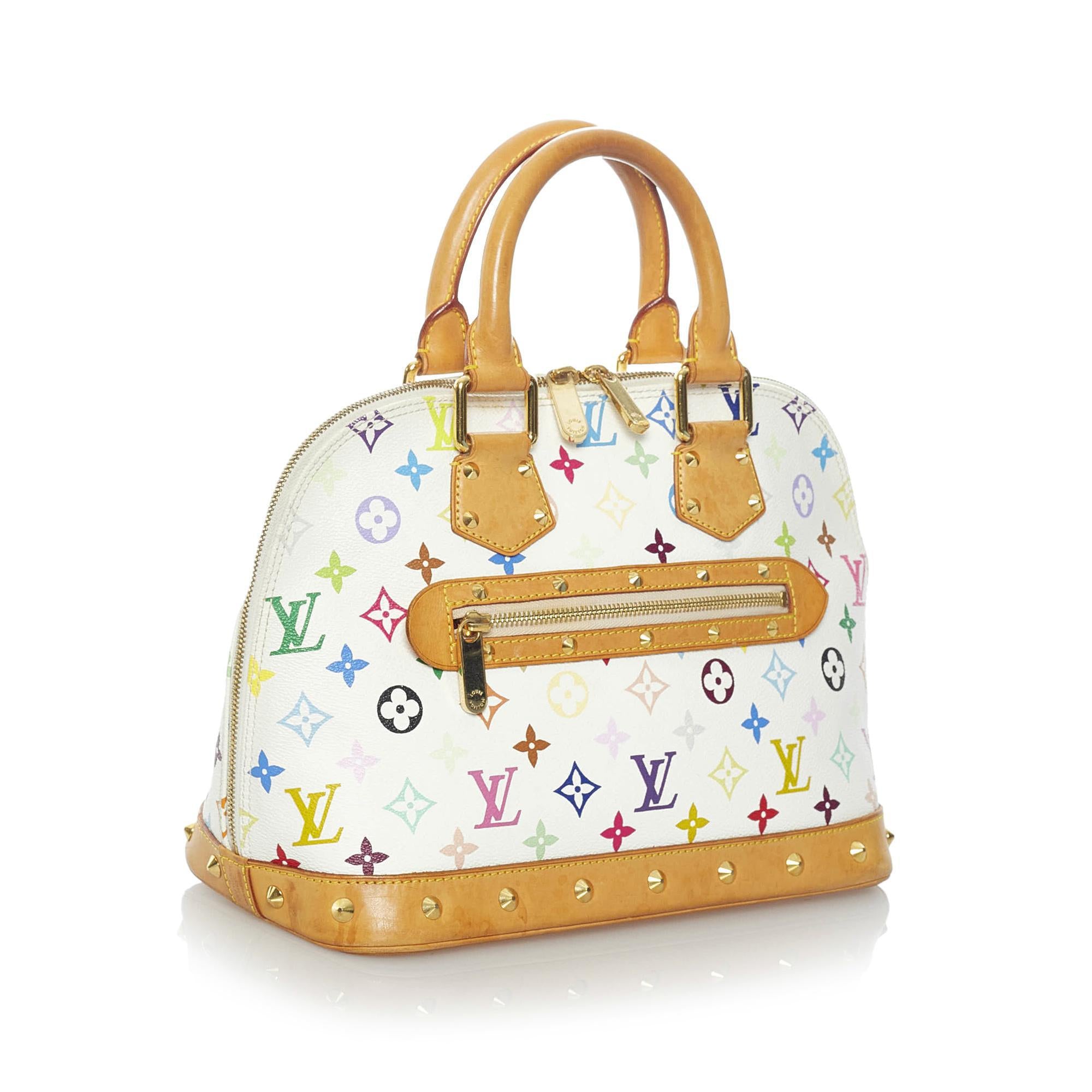 Louis vuitton discount monogram multicolore white