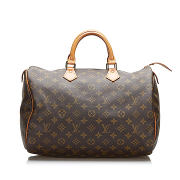 LOUIS VUITTON Monogram Speedy 35 Boston Bag