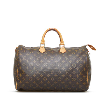 LOUIS VUITTON Monogram Speedy 40 Boston Bag