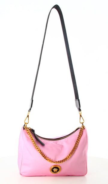Versace Pink Nylon Shoulder Bag