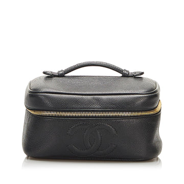 Chanel Caviar Leather Vanity Bag