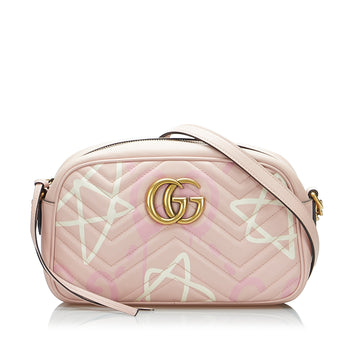 GUCCI Small GG Marmont Ghost Crossbody Bag