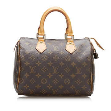 Louis Vuitton Monogram Speedy 25 Boston Bag