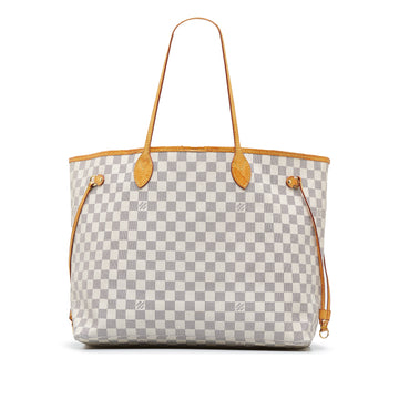 LOUIS VUITTON Damier Azur Neverfull GM Tote Bag