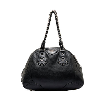 PRADA Cervo Lux Chain Shoulder Bag