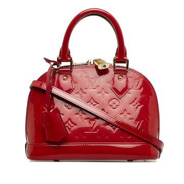 LOUIS VUITTON Monogram Vernis Alma BB Satchel