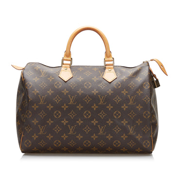 Louis Vuitton Monogram Speedy 35 Boston Bag