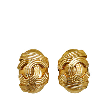 CHANEL CC Clip On Earrings Costume Earrings