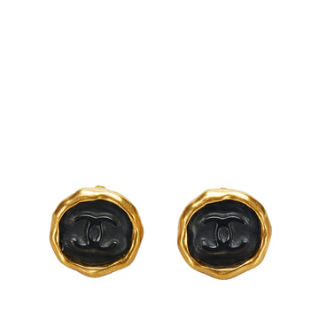 CHANEL CC Clip On Earrings Costume Earrings