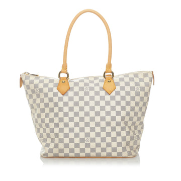 Louis Vuitton Damier Azur Saleya MM Tote Bag