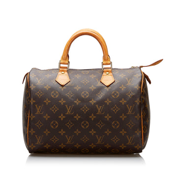 LOUIS VUITTON Monogram Speedy 30 Boston Bag