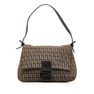 FENDI Zucchino Mamma Forever Shoulder Bag