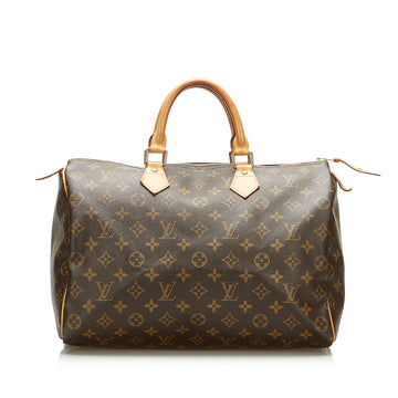 Louis Vuitton Monogram Speedy 35 Boston Bag