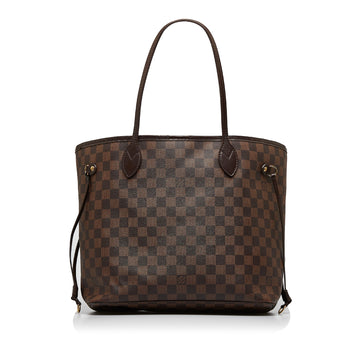 LOUIS VUITTON Damier Ebene Neverfull MM Tote Bag