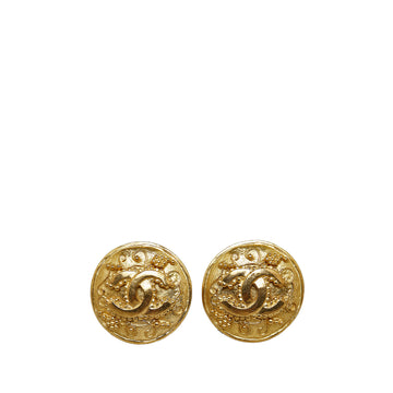 CHANEL CC Clip-on Earrings Costume Earrings