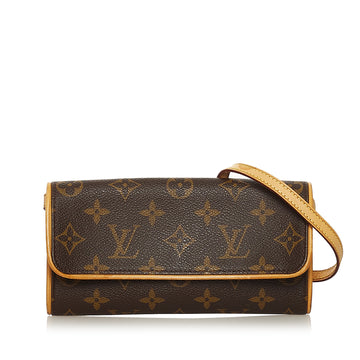 Louis Vuitton Monogram Pochette Twin PM Crossbody Bag