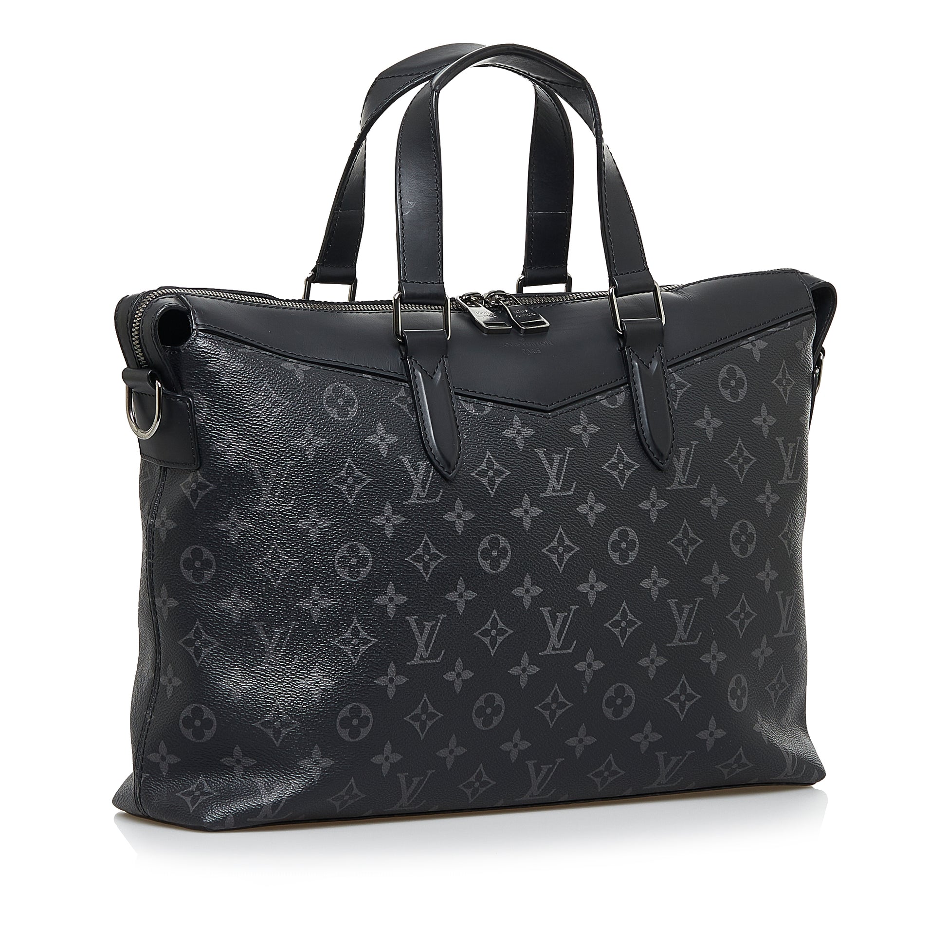 Louis Vuitton Briefcase Explorer Grey Monogram Eclipse