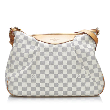 LOUIS VUITTON Damier Azur Siracusa PM Crossbody Bag