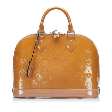 Louis Vuitton Monogram Vernis Alma PM Handbag