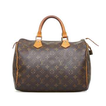 LOUIS VUITTON Monogram Speedy 30 Boston Bag