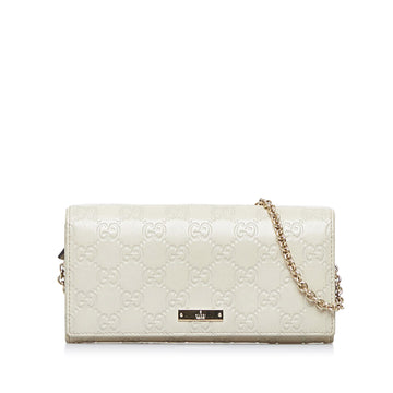 GUCCIssima Wallet on Chain Crossbody Bag