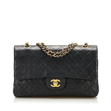 Chanel Medium Classic Lambskin Double Flap Shoulder Bag