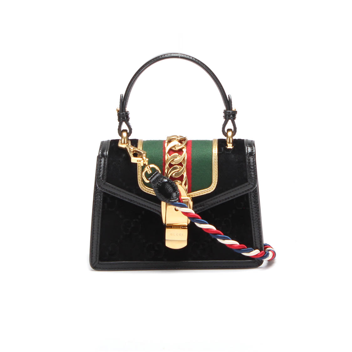 Gucci sylvie deals mini velvet