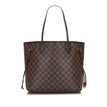 LOUIS VUITTON Damier Ebene Neverfull MM Tote Bag