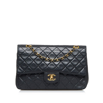 CHANEL Medium Classic Lambskin Double Flap Shoulder Bag