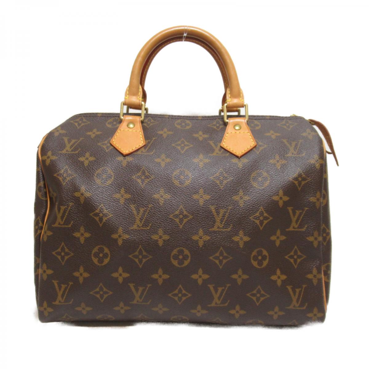 Sold at Auction: A Louis Vuitton Speedy Canvas Monogram Bag with