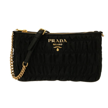 Prada Gathered Shoulder Bag