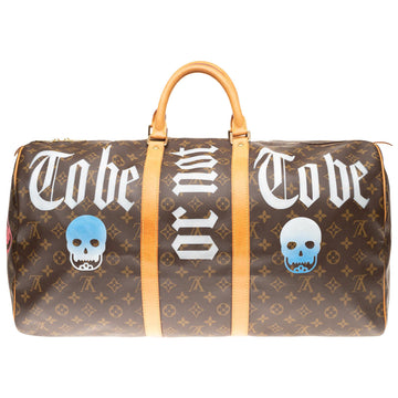 LOUIS VUITTON Travel bag Keepall 55 customized 