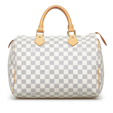 LOUIS VUITTON Damier Azur Speedy 30 Boston Bag