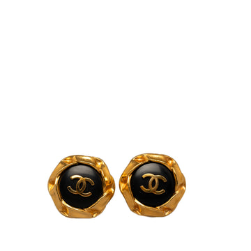 CHANEL CC Clip On Earrings Costume Earrings