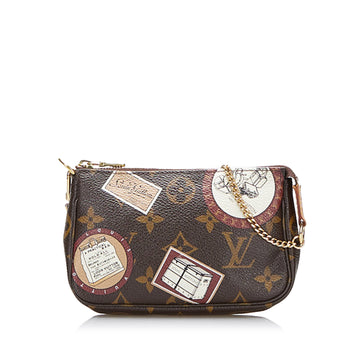 LOUIS VUITTON Monogram Trunks & Bags Mini Pochette Accessoires