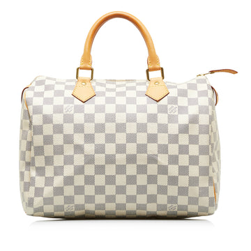 LOUIS VUITTON Damier Azur Speedy 30 Boston Bag