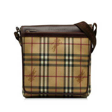 BURBERRY Haymarket Check Crossbody Crossbody Bag