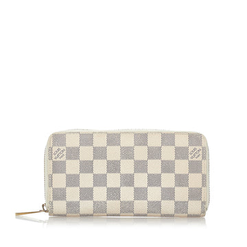 Louis Vuitton Damier Azur Zippy Wallet Long Wallets