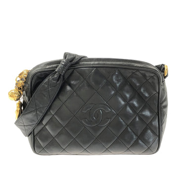 CHANEL CC Quilted Lambskin Crossbody Bag