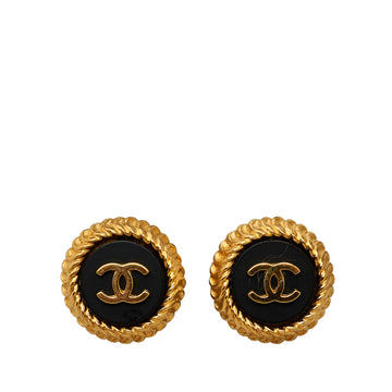 CHANEL CC Clip On Earrings Costume Earrings