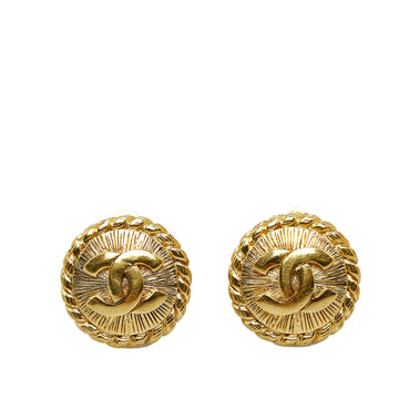 CHANEL CC Clip On Earrings Costume Earrings