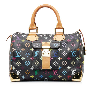 LOUIS VUITTON Monogram Multicolore Speedy 30 Boston Bag